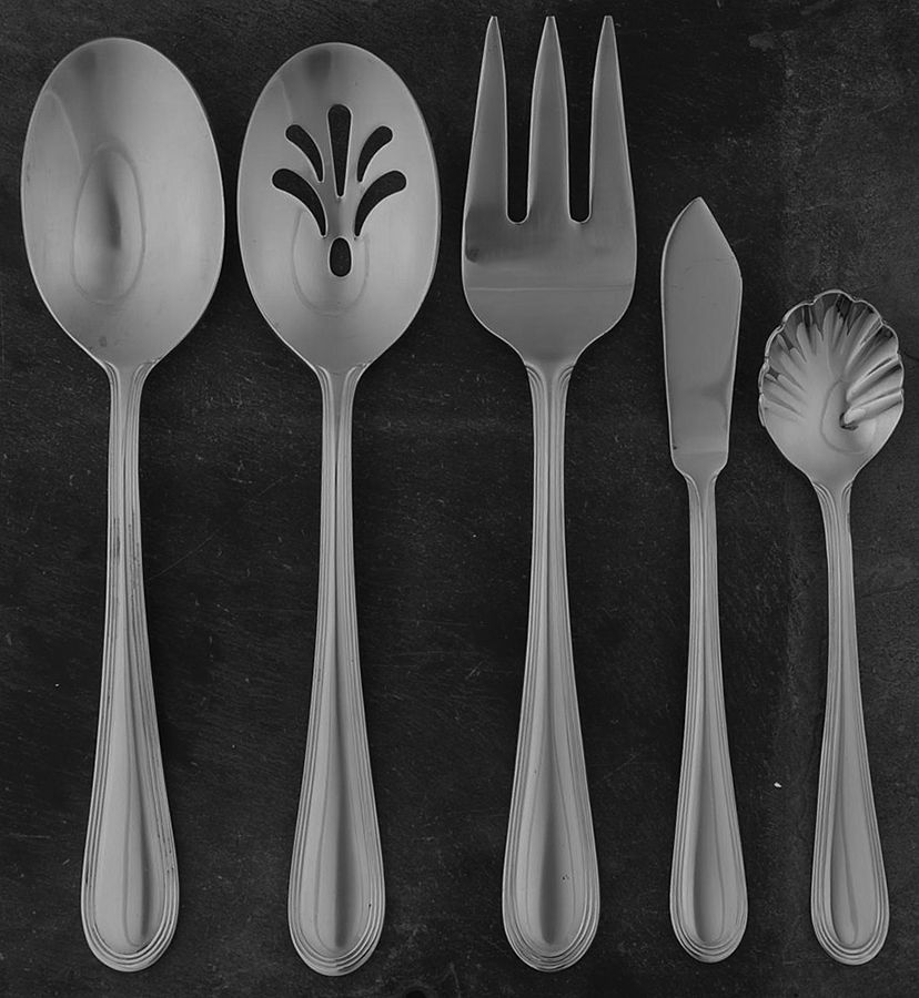 Ronde (Stainless) 5 Piece Hostess Set by Hampton Silversmiths-1