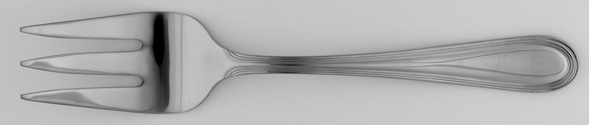 Ronde (Stainless) Medium Solid Cold Meat Serving Fork by Hampton Silversmiths-1