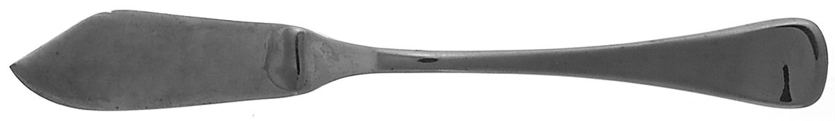 Geneva-Glossy (Stainless) Flat Handle Master Butter Knife by Hampton Silversmiths-1