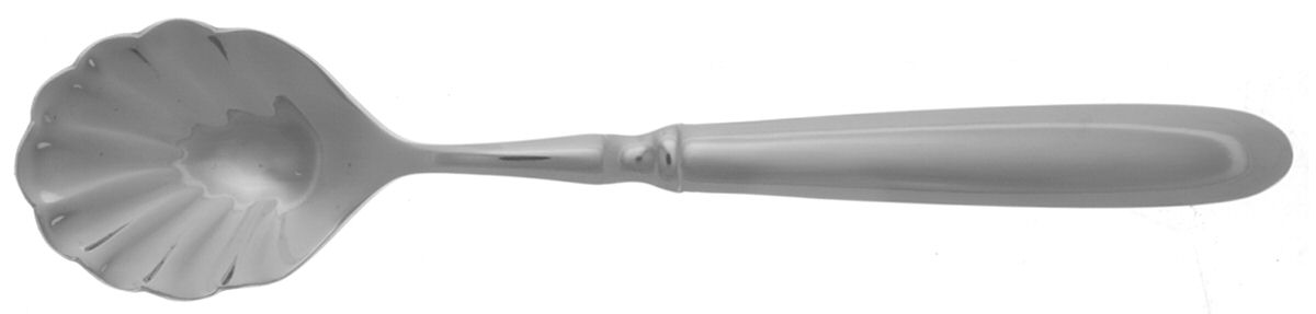 Farrah (Stainless) Sugar Shell Spoon by Hampton Silversmiths-1