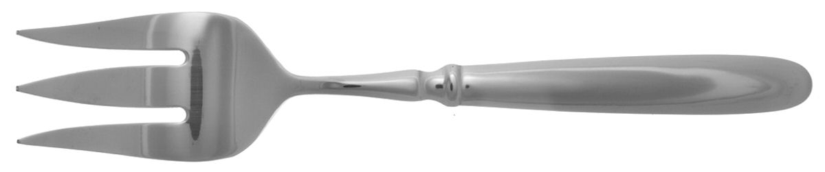 Farrah (Stainless) Medium Solid Cold Meat Serving Fork by Hampton Silversmiths-1