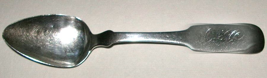 HHB1 (Coin) Teaspoon by Hall,Hewson &Brower-1