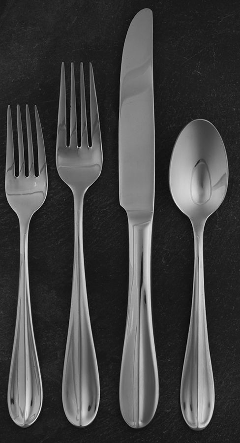Elaine (Stainless) 4 Piece Place Setting by Hampton Silversmiths-1