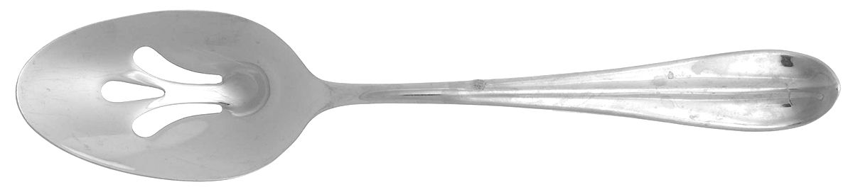 Elaine (Stainless) Pierced Tablespoon (Serving Spoon) by Hampton Silversmiths-1