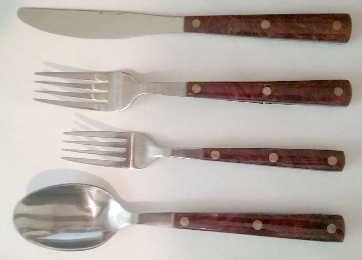 Nova-Tortoise (Stainless, Resin) Fork by Hampton Silversmiths-1