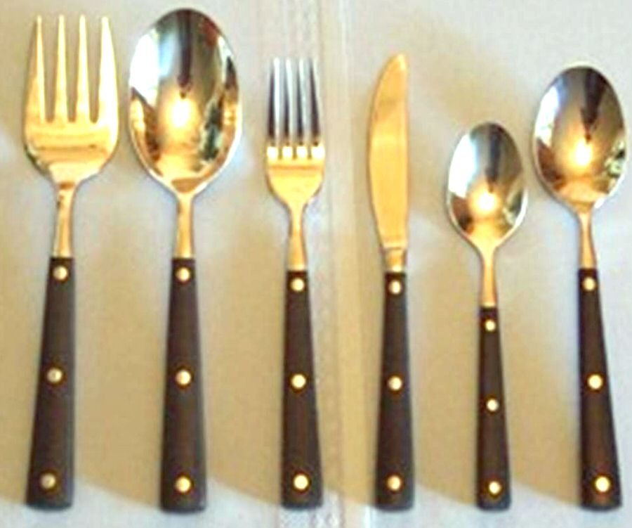 Nova-Black (Stainless) Fork by Hampton Silversmiths-1