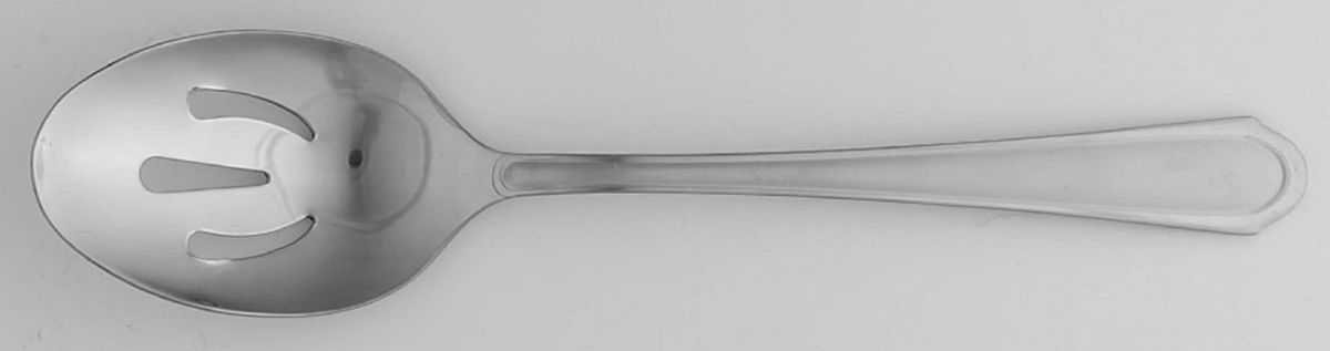 Portrait (Stainless) Pierced Tablespoon (Serving Spoon) by Hampton Silversmiths-1