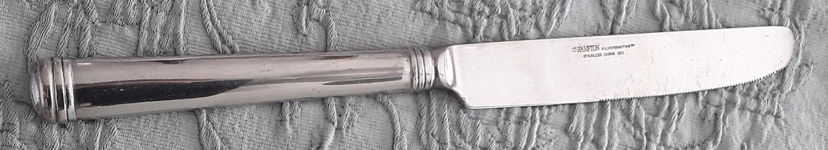 Athena (Stainless) New French Solid Knife by Hampton Silversmiths-1