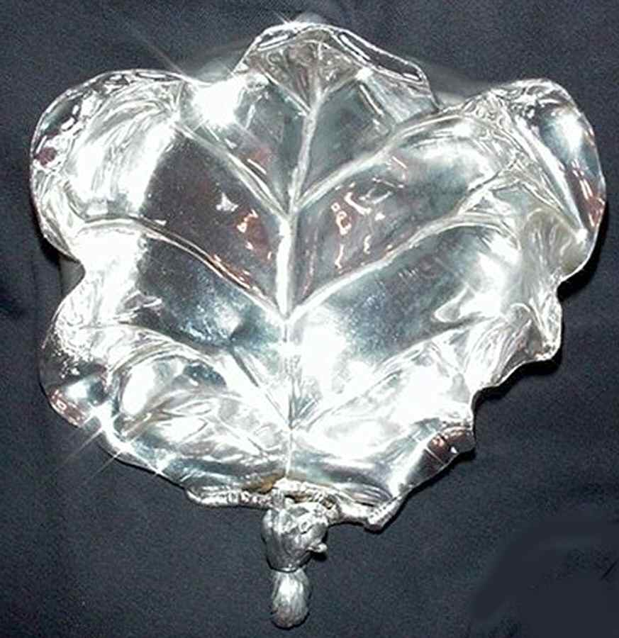 2429 (Silverplate, Hollowware) Silverplate Bon Bon Bowl by Homan-1