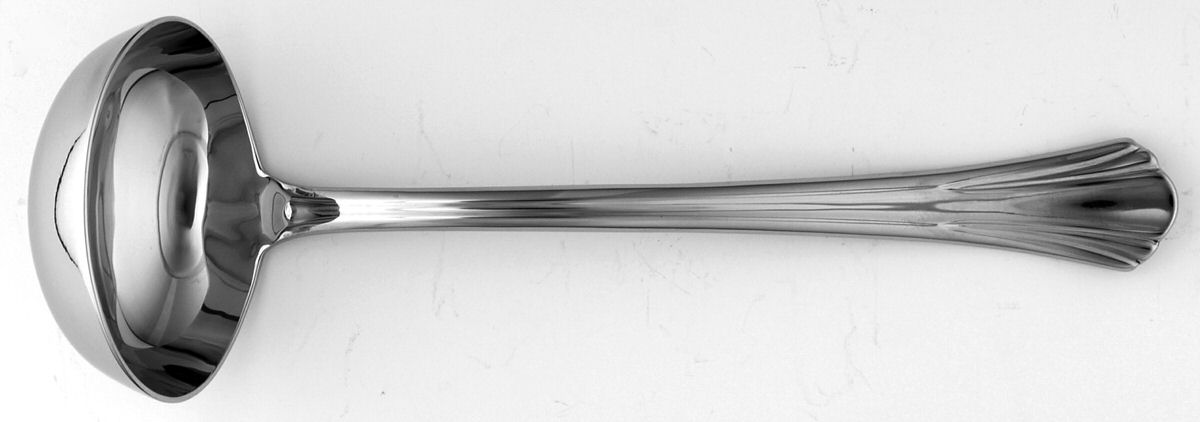 Gertrude (Stainless) Solid Gravy Ladle by Hampton Silversmiths-1
