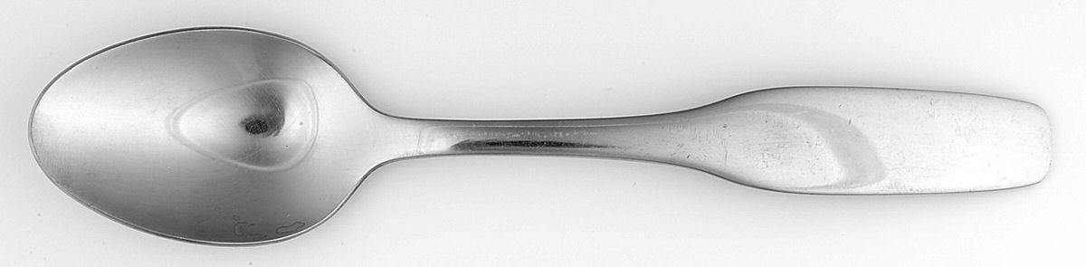 HSV134 (Stainless) Place/Oval Soup Spoon by Hampton Silversmiths-1