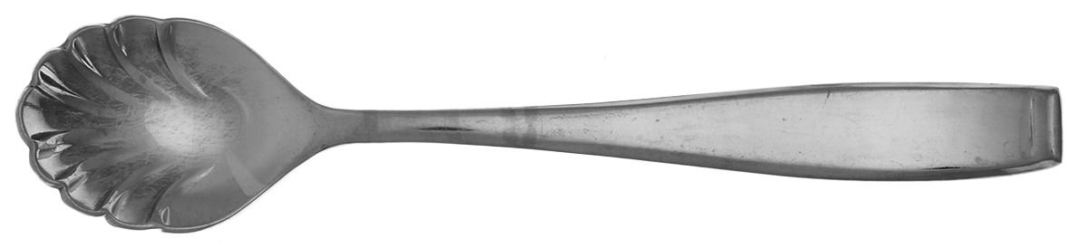 Bergen (Stainless) Sugar Shell Spoon by Hampton Silversmiths-1