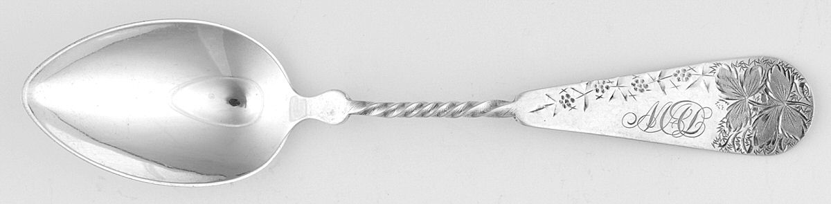 HMD16 (Sterling) Monogram Teaspoon by Hamilton & Diesinger-1