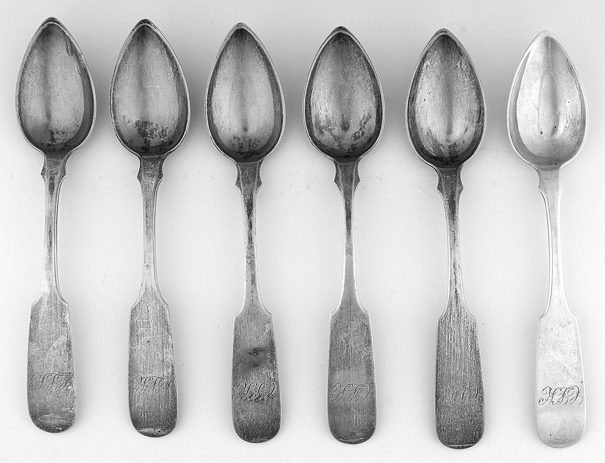 HJP1 (Coin) Teaspoon - Set of 6 by Henry J. Pepper-1