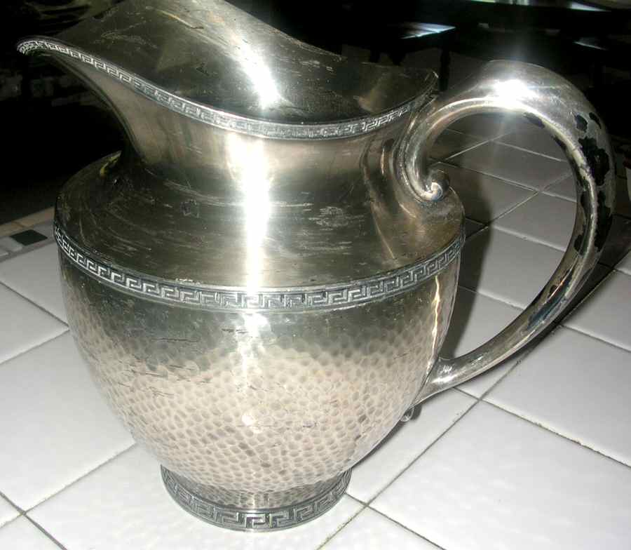 6517 (Silverplate, Hollowware) Silverplate Water Pitcher by Hartford Sterling Co-1