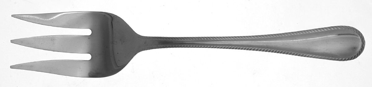 Andover (Stainless) Medium Solid Cold Meat Serving Fork by Hampton Silversmiths-1
