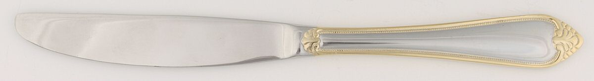 HSV140 (Stainless, Gold Accents) Modern Solid Knife by Hampton Silversmiths-1