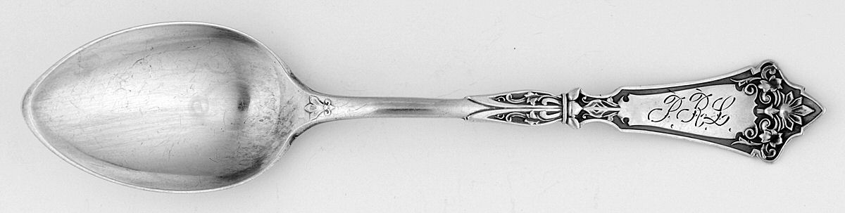 HKS11 (Sterling) Monogram Teaspoon by Hotchkiss & Schreuder-1