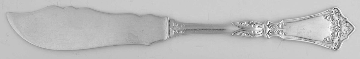 HKS11 (Sterling) Flat Handle Master Butter Knife by Hotchkiss & Schreuder-1