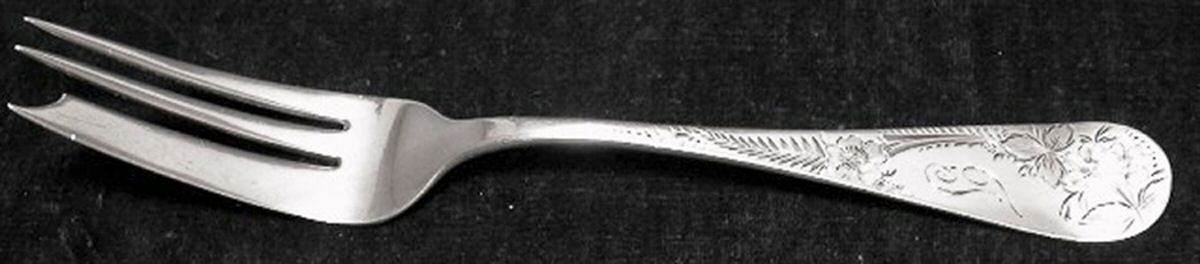 HMD18 (Sterling) Large Individual Pie Fork by Hamilton & Diesinger-1