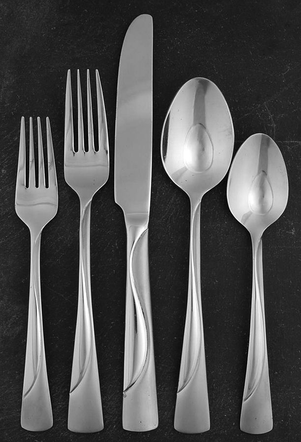 HSV142 (Stainless) 5 Piece Place Setting by Hampton Silversmiths-1