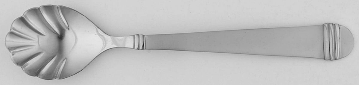 Arielle (Stainless) Sugar Shell Spoon by Hampton Silversmiths-1