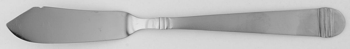 Arielle (Stainless) Flat Handle Master Butter Knife by Hampton Silversmiths-1