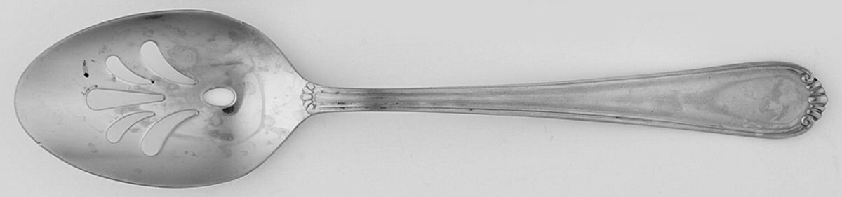 Tara (Stainless) Pierced Tablespoon (Serving Spoon) by Hampton Silversmiths-1