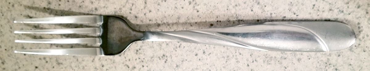 Two-Tone (Stainless) Fork by Hampton Silversmiths-1