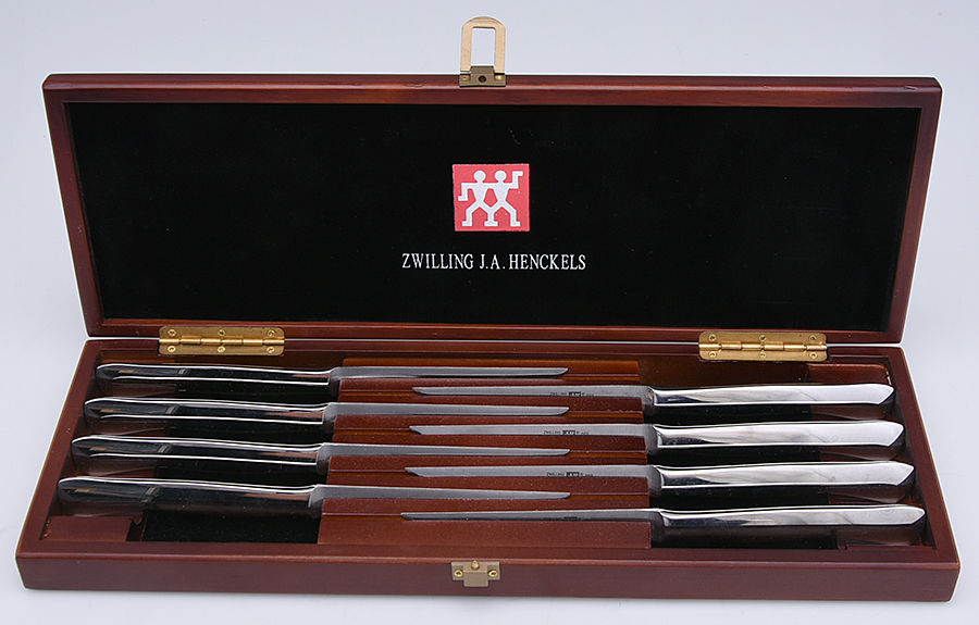 Gourmet (Stainless) (Set of 8) Individual Steak Knives & Case by J A Henckels (Zwilling)-1