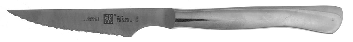 Gourmet (Stainless) Individual Solid Handle Steak Knife by J A Henckels (Zwilling)-1