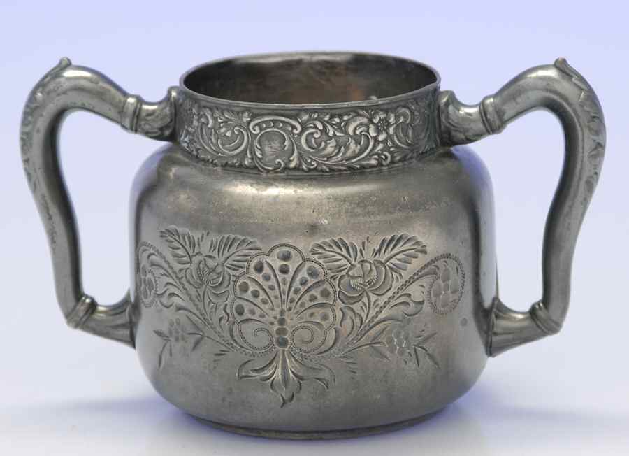 2040 (Silverplate, Hollowware) Open Sugar Bowl by Homan-1