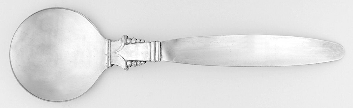 HFRHFR1 (Silverplate) Solid Salad Serving Spoon by Hartford Sterling Co-1