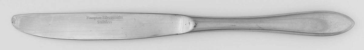 HSV150 (Stainless) Modern Solid Knife by Hampton Silversmiths-1