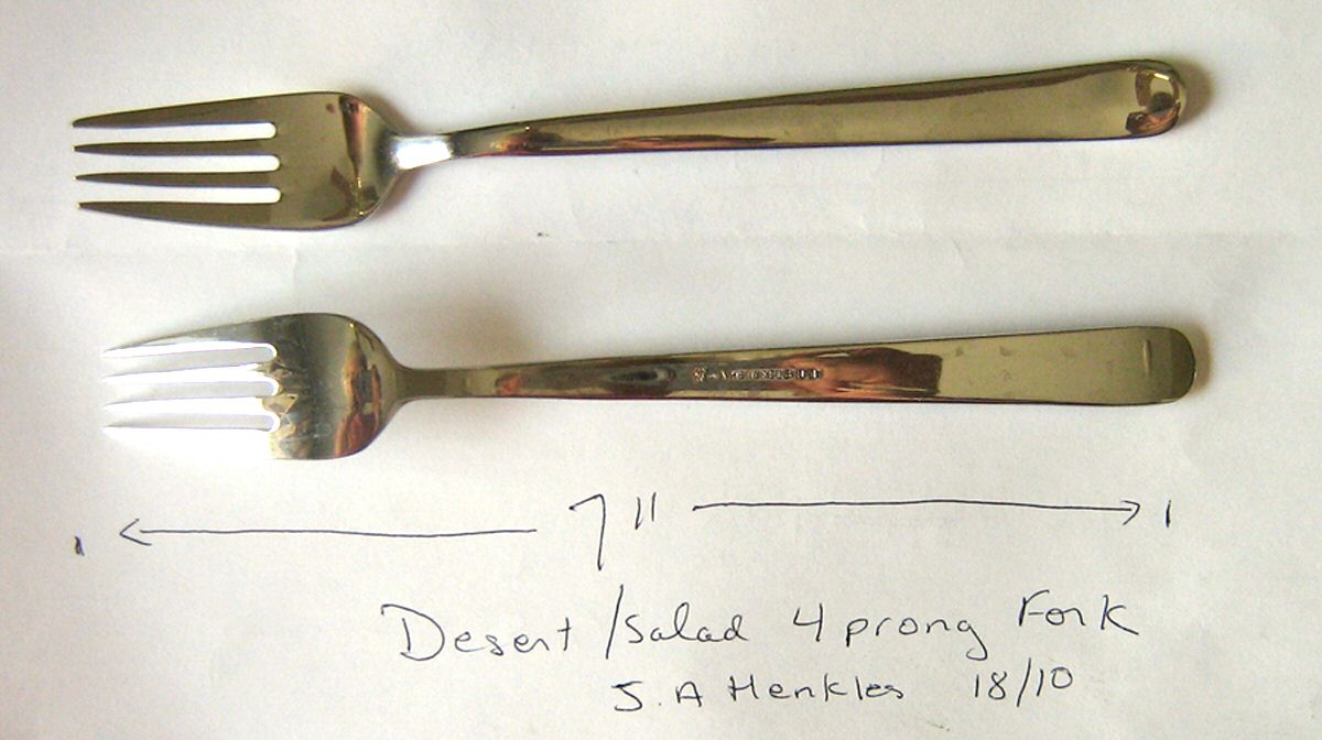 HEN60 (Stainless) Individual Salad Fork by J A Henckels (Zwilling)-1