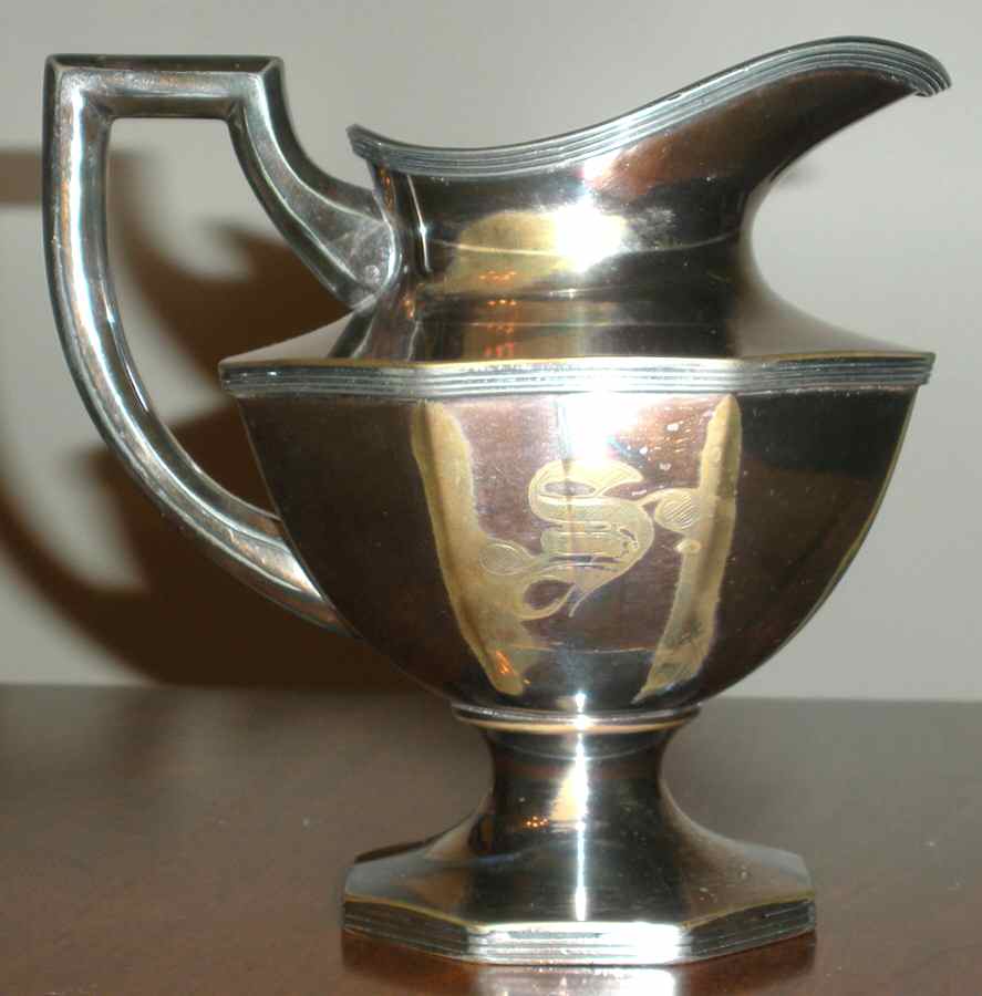 9055 1-2 (Silverplate, Hollowware) Creamer by Hartford Sterling Co-1