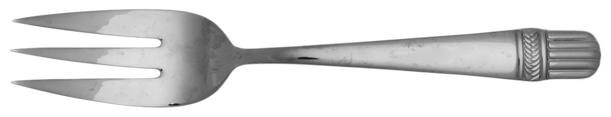 Dalescroft (Stainless) Medium Solid Cold Meat Serving Fork by Heritage Mint, Ltd.-1