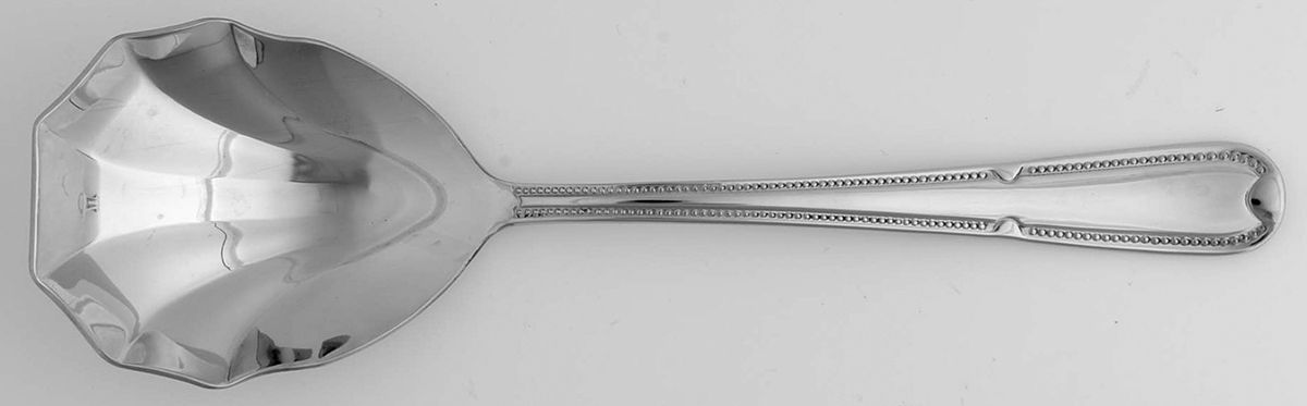 Fontenay (Stainless) Solid Shell Berry/Casserole Spoon by Heritage Mint, Ltd.-1