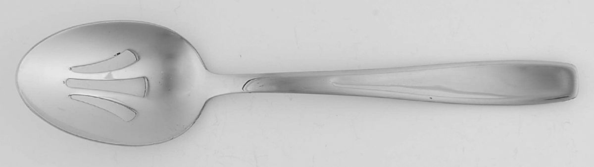 Cestello (Stainless) Pierced Tablespoon (Serving Spoon) by Heritage Mint, Ltd.-1
