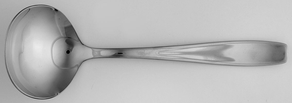 Cestello (Stainless) Solid Gravy Ladle by Heritage Mint, Ltd.-1