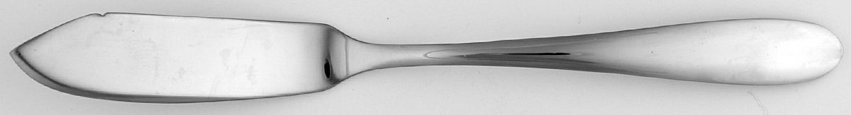 Reflections (Stainless) Flat Handle Master Butter Knife by Heritage Mint, Ltd.-1