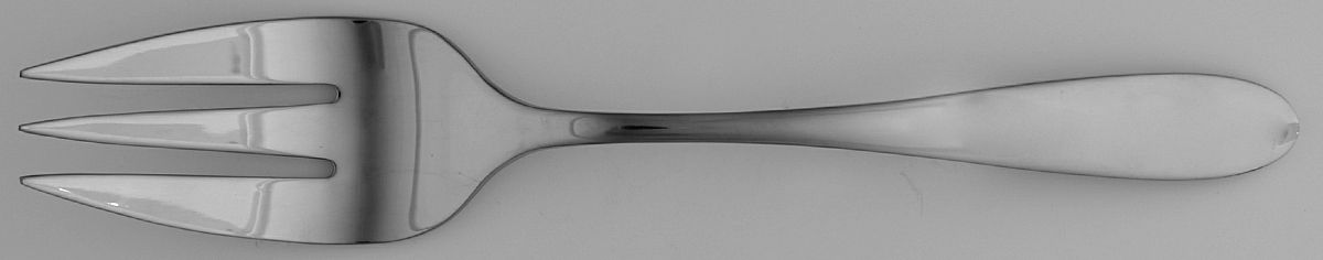 Reflections (Stainless) Medium Solid Cold Meat Serving Fork by Heritage Mint, Ltd.-1
