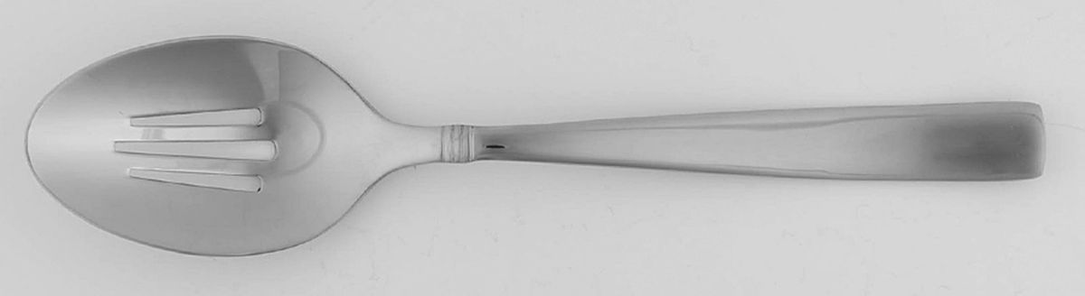 Simplicity (Stainless) Pierced Tablespoon (Serving Spoon) by Heritage Mint, Ltd.-1