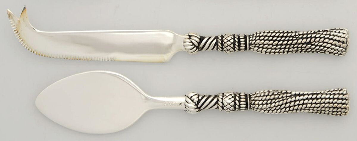 Tassel 2 Pc Solid Cake Serving Set (PCSSO & WCKSO) by Home Collection-1