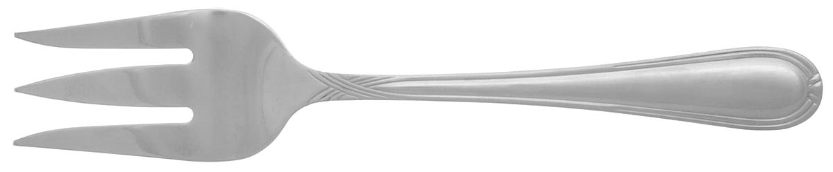 Bouquet (Stainless) Medium Solid Cold Meat Serving Fork by Hampton Silversmiths-1