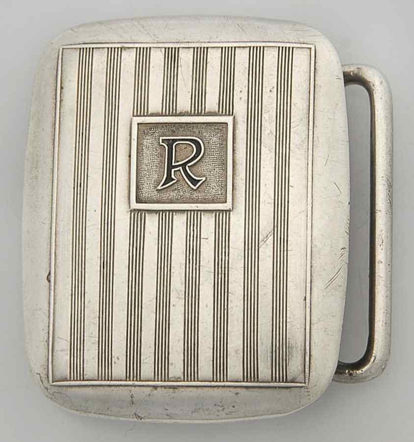 Sterling Hollowware Belt Buckle by Hichok-1