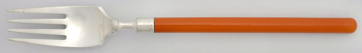 Amalie Orange (Sterling) Individual Salad Fork by Hans Hansen (Denmark)-1