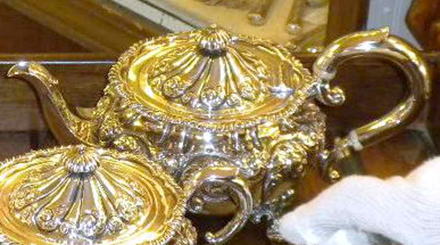 1891 (Sterling, Hollowware) Teapot by Howard & Co-1