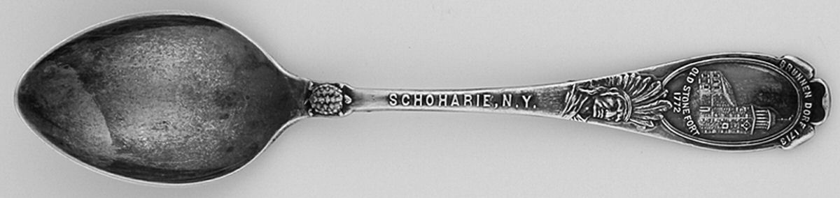 States & Cities Souvenir Spoons(Sterling) New York Five O'Clock Spoon by Howard Sterling -1
