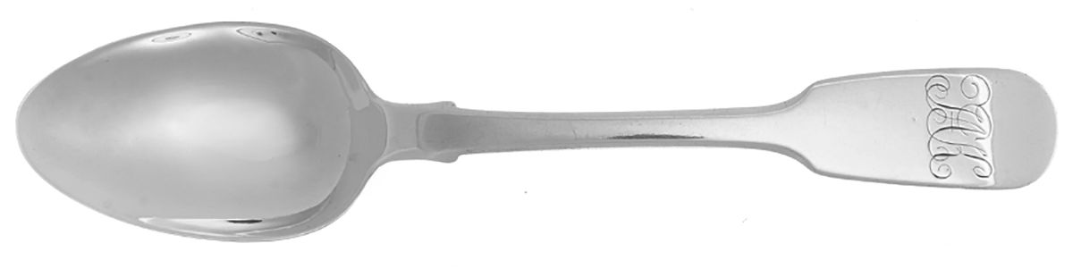 HJL1 (Sterling) Monogram Five O'Clock Teaspoon by John&Henry Lias-1